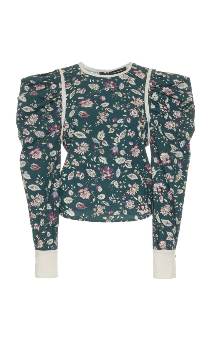Moda Operandi Isabel Marant Cellwood Floral-print Cotton Top