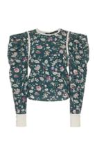 Moda Operandi Isabel Marant Cellwood Floral-print Cotton Top