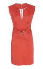 Veronica Beard Sadira Leather Dress
