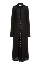 Moda Operandi Carolina Herrera Button Front Maxi Length Dress