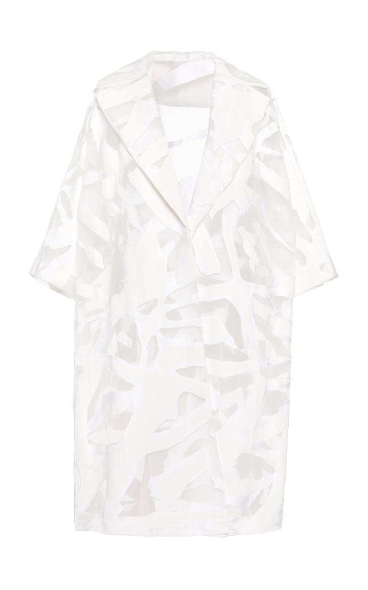 Moda Operandi Libertine Sheer Zebra Oversized Coat Size: Xs