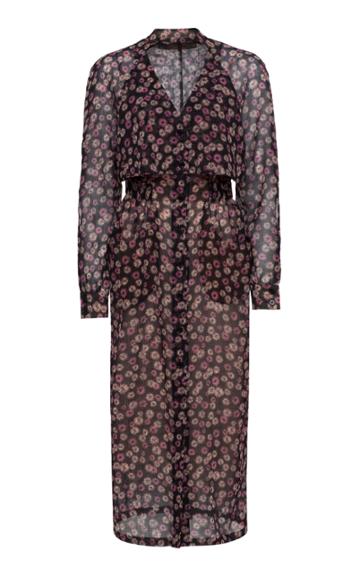 Ulyana Sergeenko Demi Couture Floral Midi Dress