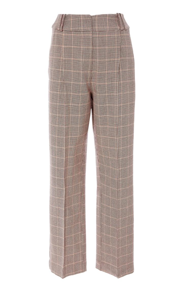 Acler Woodhouse Plaid Twill Pants