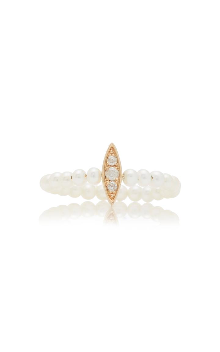 Anissa Kermiche Perle Rare Mini Pearl Ring