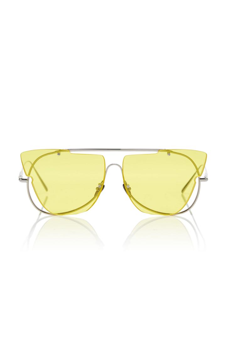 Acne Studios Spitfire Metal Aviator Sunglasses