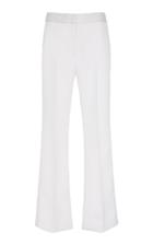 3.1 Phillip Lim Satin-trimmed Crepe Flared-leg Pants
