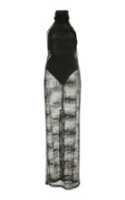 Zeynep Aray Backless Lace Gown