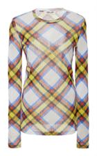 Diane Von Furstenberg Long Sleeve Fitted T-shirt