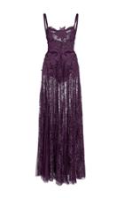 Elie Saab Macram Lace Long Dress