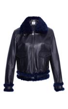 Maison Pre Leather Bomber Jacket