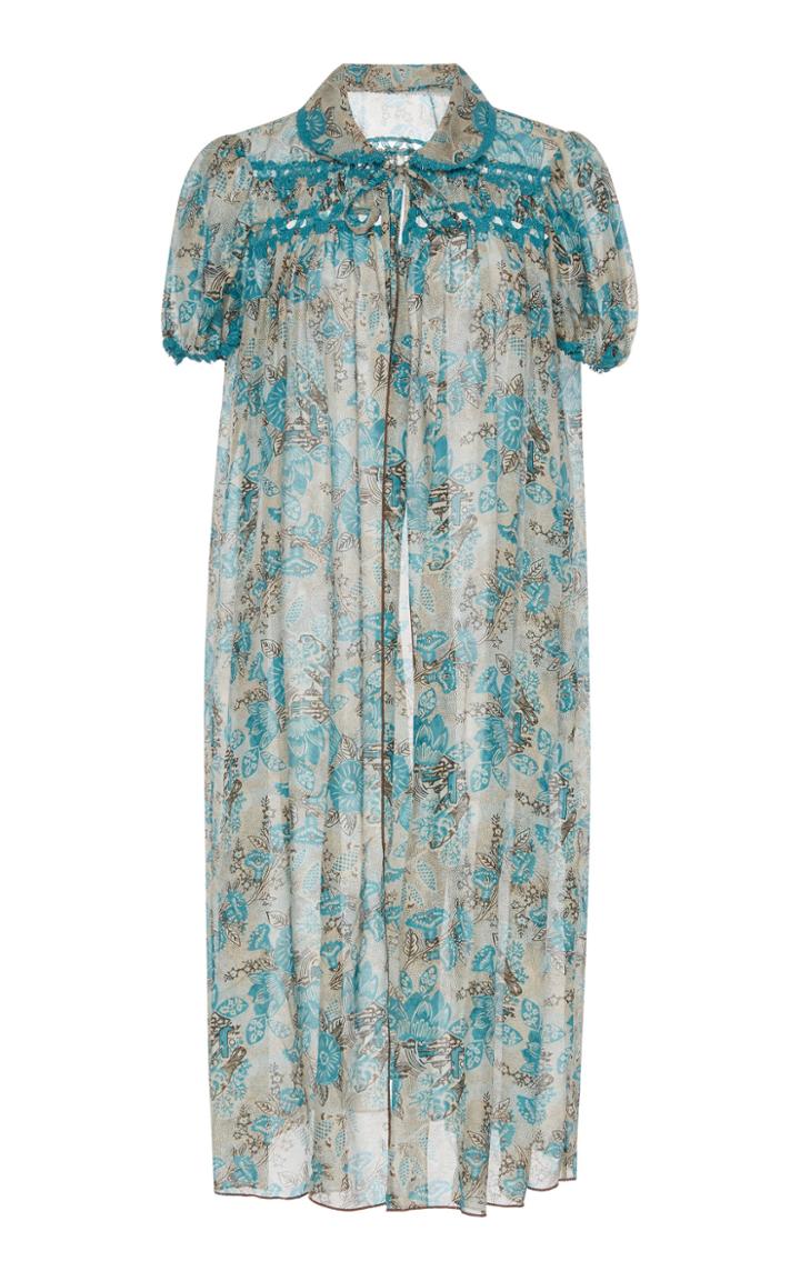 Anna Sui Nightingale Cotton And Silk Cover-up