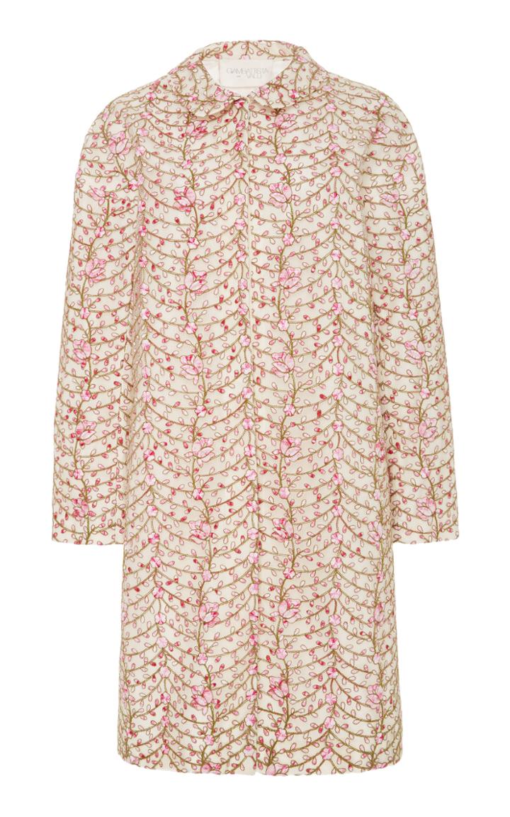 Giambattista Valli Floral Embroidered Coat