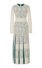Tory Burch Floral-embroidered Lace Cotton Dress