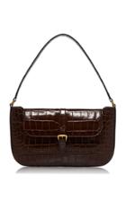 By Far Miranda Croc-effect Leather Shoulder Bag