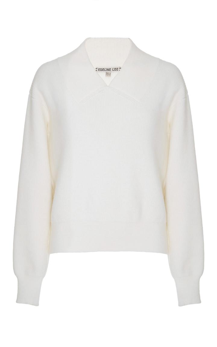Edeline Lee Haussman Merino Wool Sweater