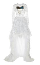 Moda Operandi Anas Jourden Laced Leather Patchwork-embellished Maxi Dress Size: 34