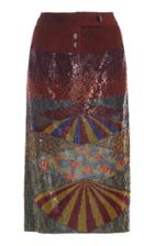 Rahul Mishra Gouden Sequin Skirt