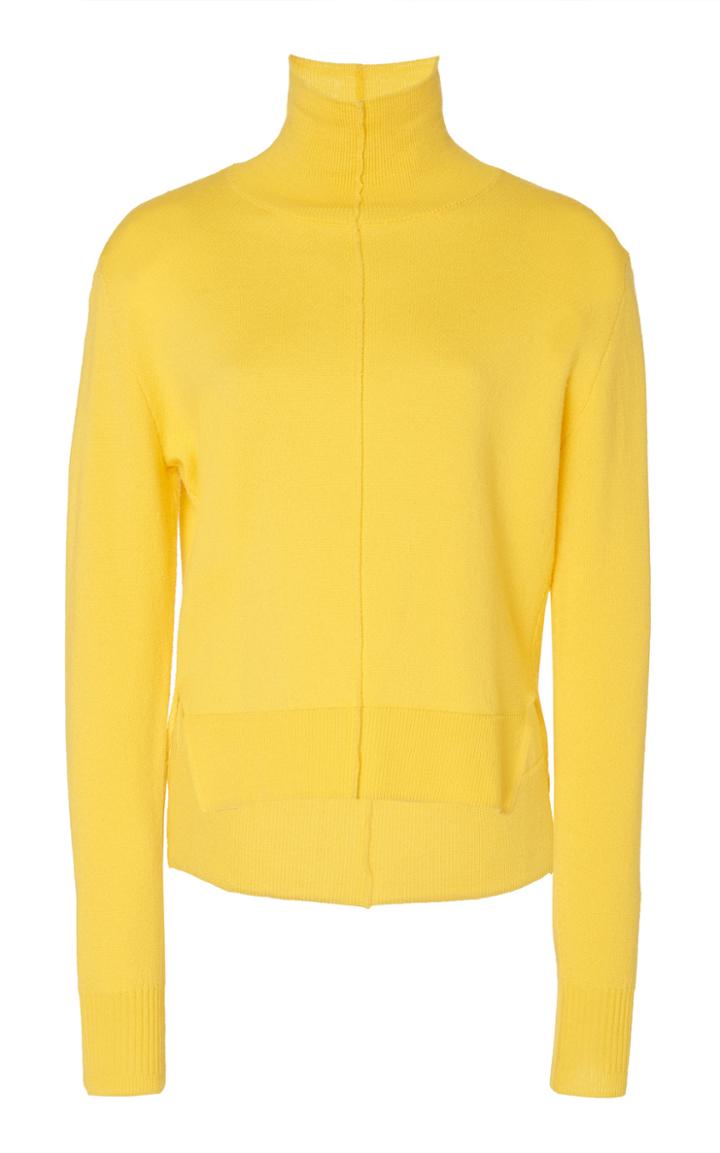 Sea Asymmetric Wool Turtleneck Sweater