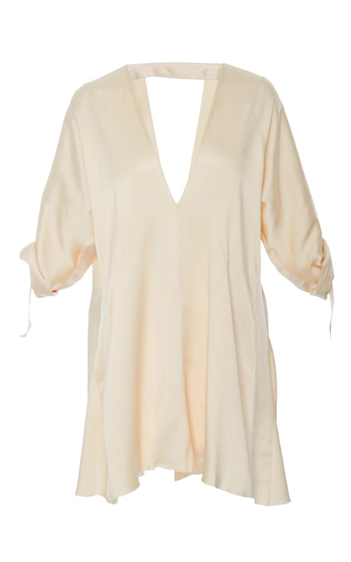 Kitx Dropped Shoulder Satin Silk Shirt