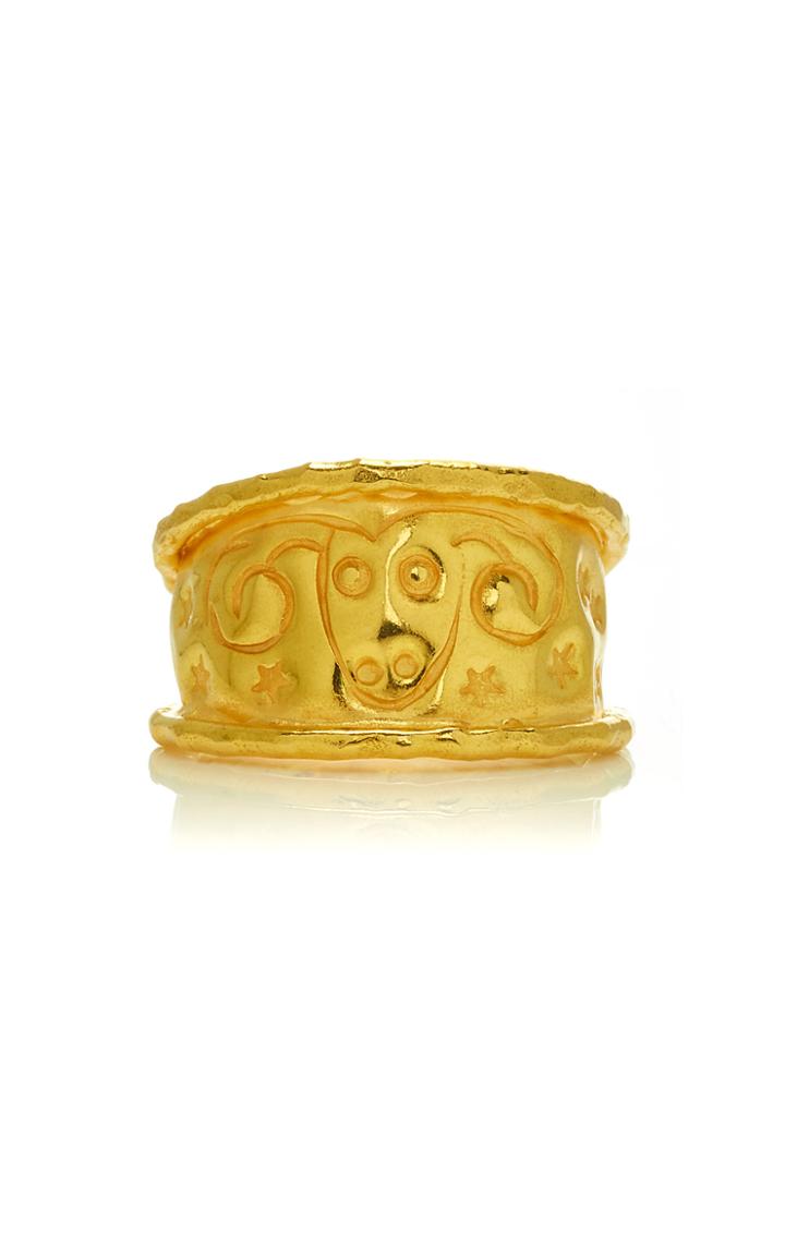 Jean Mahie 22k Yellow Gold Taurus Ring