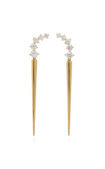 Melissa Kaye Aria 18k Gold Diamond Earrings