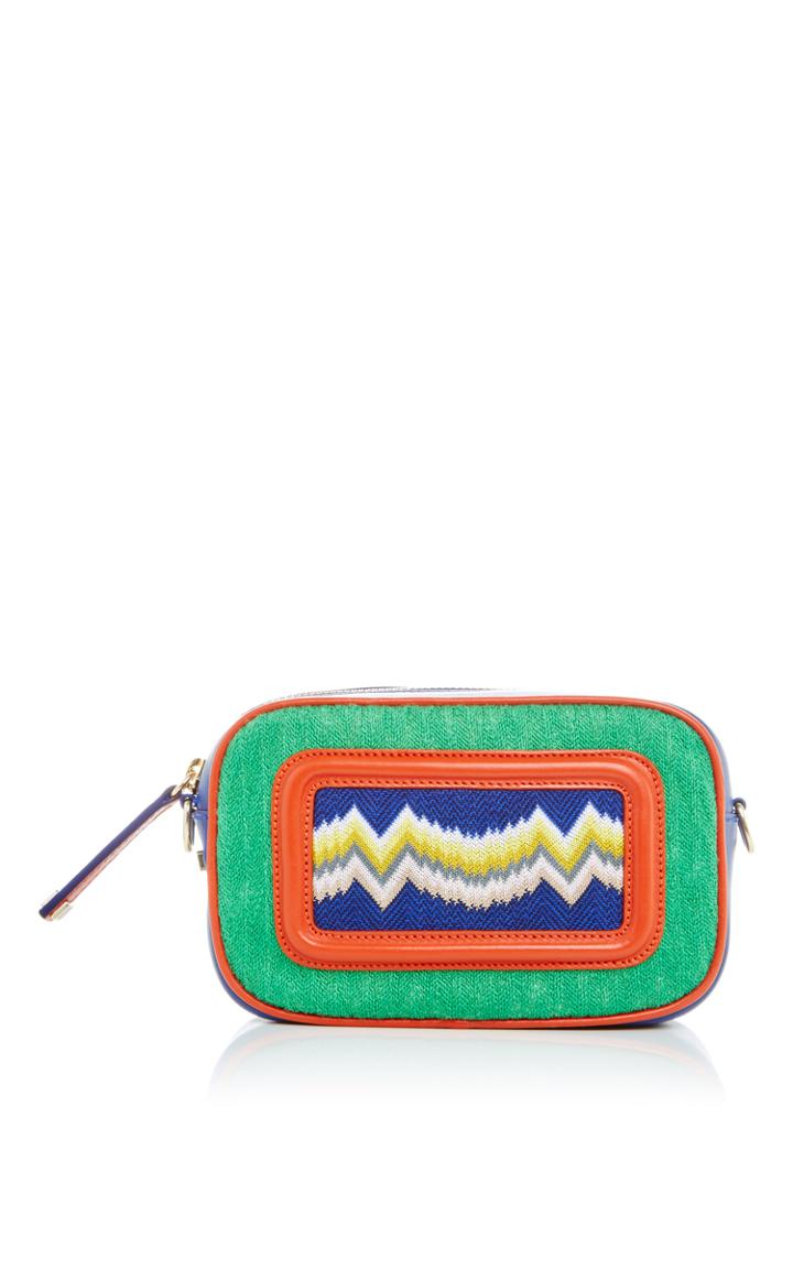 Missoni Colorblock Striped Chainlink Pouchette