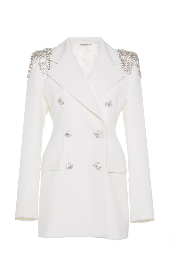 Alessandra Rich Embellished Wool Jacket