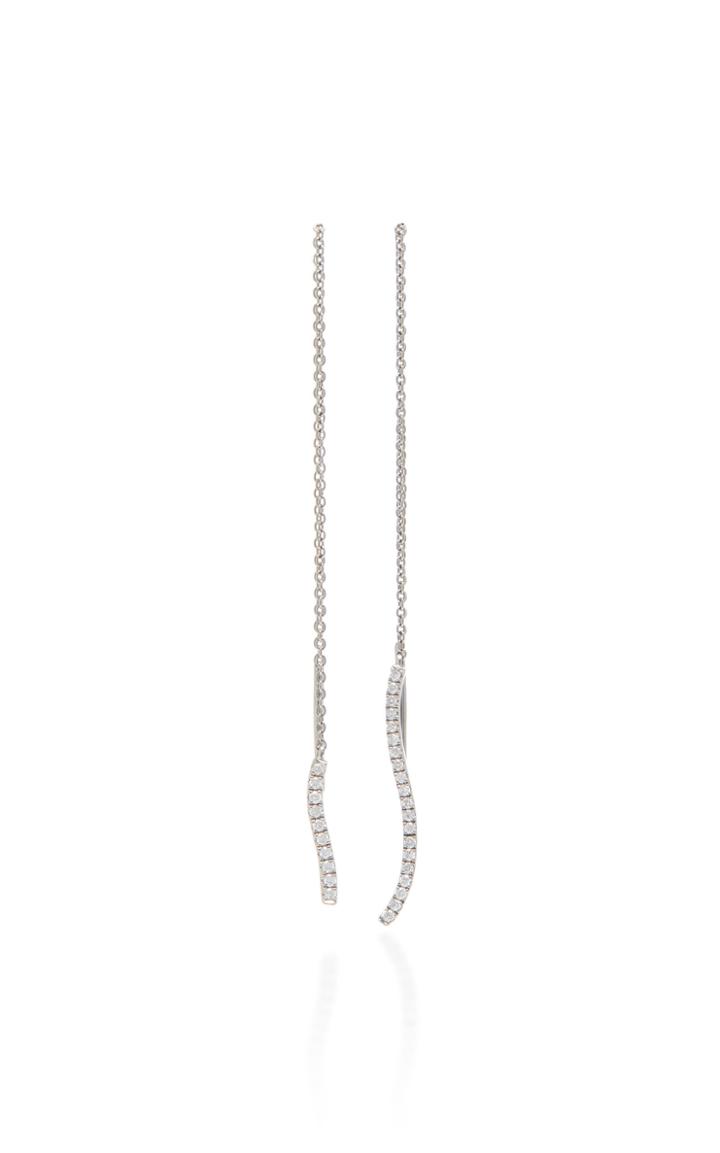 Graziela Rhodium-plated 18k Gold And Diamond Earrings