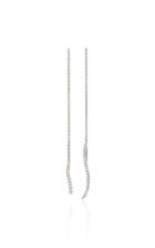 Graziela Rhodium-plated 18k Gold And Diamond Earrings