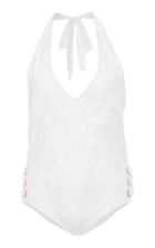 Tori Praver Jolie Cheeky Side Lace Up One Piece Swimsuit