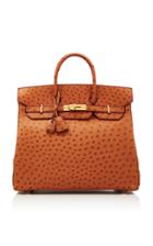 Heritage Auctions Special Collection Hermes 32cm Cognac Ostrich Hac Birkin