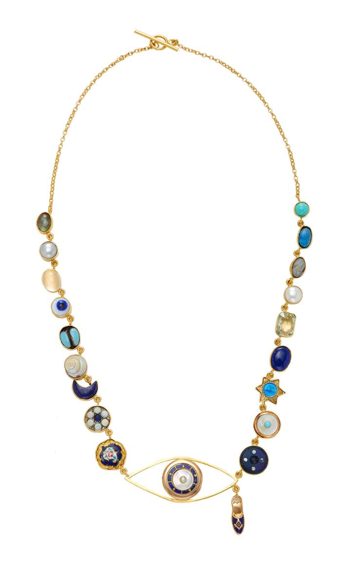 Grainne Morton Eye Teardrop Treasure Necklace