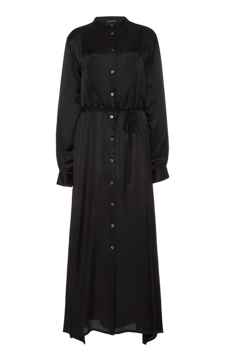Ann Demeulemeester Silk-blend Maxi Dress