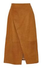 Partow Leo Brushed Calfskin Skirt