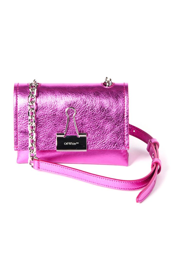 Moda Operandi Off-white C/o Virgil Abloh Small Laminate Soft Shoulder Bag