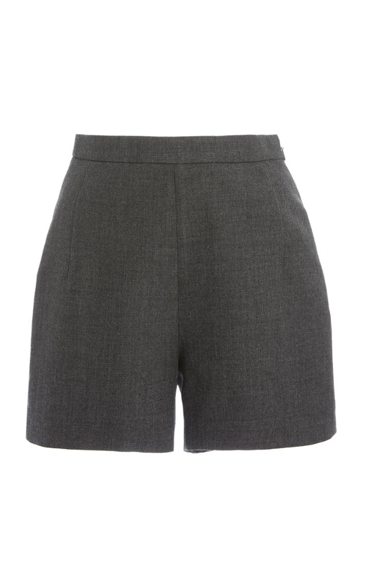 Moda Operandi Andrew Gn High-rise Wool Shorts