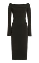 Moda Operandi Victoria Beckham Bardot Knit Off-the-shoulder Midi Dress