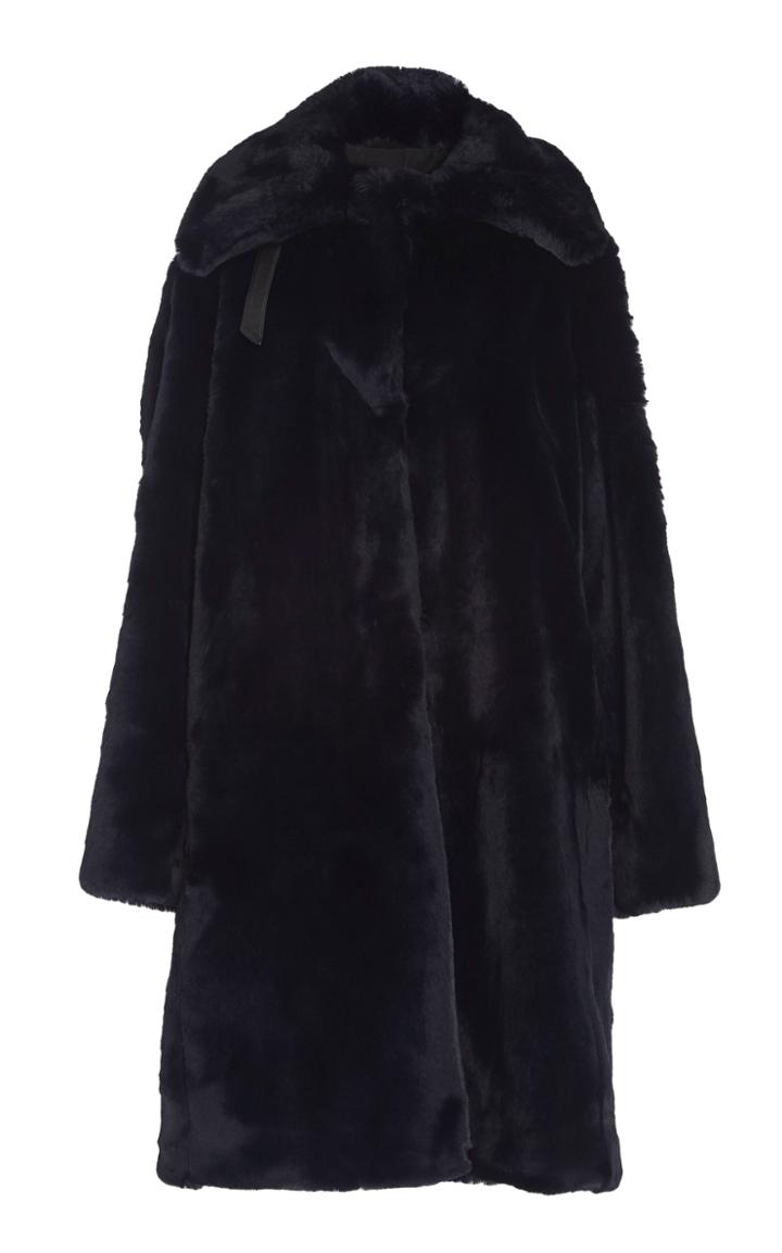 Rokh Oversized Faux Fur Coat