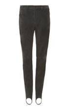 Bogner Sport Carla Stretch-suede Stirrup Pants Size: 4
