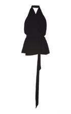 Moda Operandi Albus Lumen Picolo Asymmetric Crepe Halter Top Size: 6