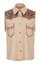 Bottega Veneta Sleeveless Vintage Shirt