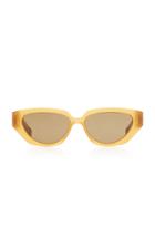 Maison Margiela + Maison Margiela Raw Cat-eye Acetate Sunglasses