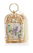 Judith Leiber Couture Gilded Birdcage Clutch