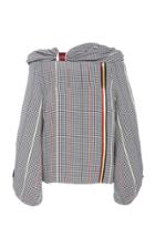 Hellessy Farrah Hooded Crepe Top