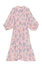 Moda Operandi Bytimo Floral Cotton-blend Maxi Shirt Dress