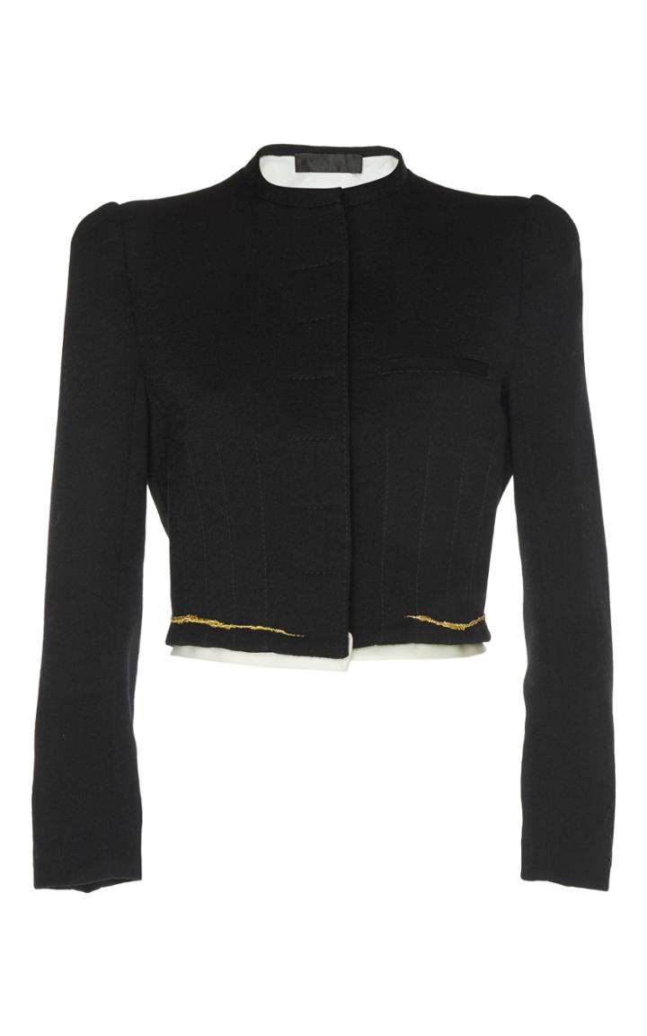Haider Ackermann Embroidered Cropped Jacket