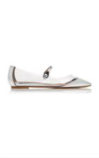 Tabitha Simmons Hermione Clear Mary-jane Flats