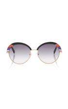 Emilio Pucci Sunglasses Printed Metal Round Round Sunglasses