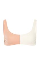 Tori Praver Deja Two-tone Bikini Top