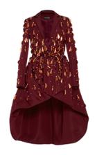 Christian Siriano Embellished Evening Coat